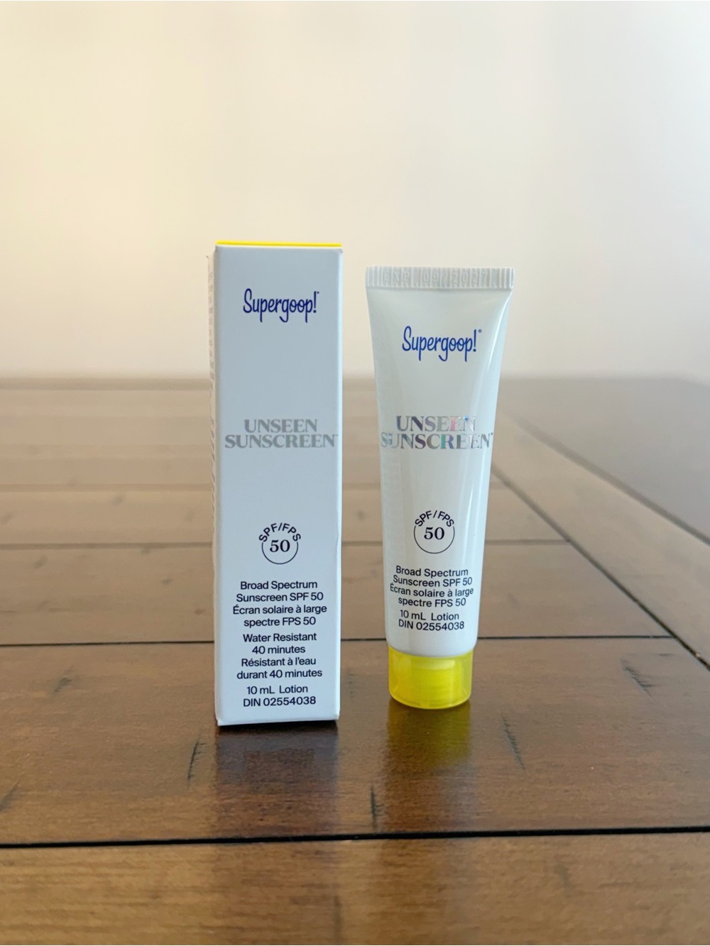 Supergoop Unseen Sunscreen Broad Spectrum SPF 50 in 10ml